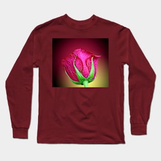 Pink Rose Long Sleeve T-Shirt